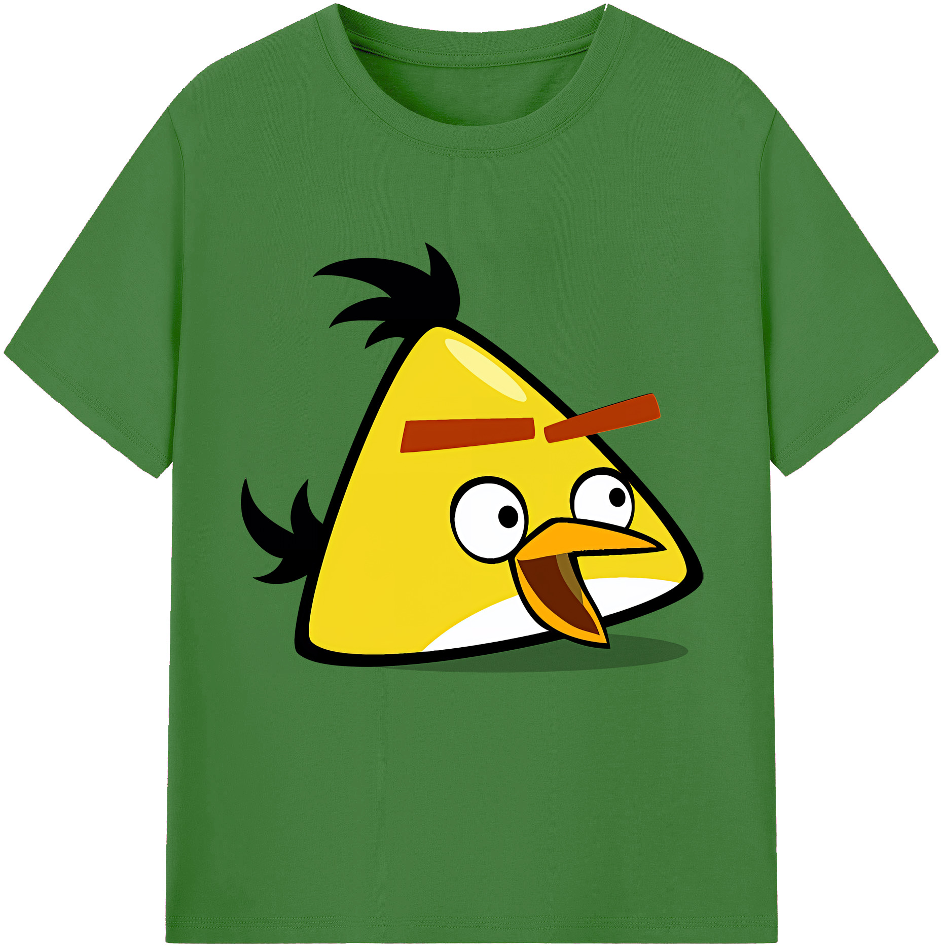 （画像用） Angry Birds アングリーバード レディースカジュアルプリントTシャツ（綿100％）